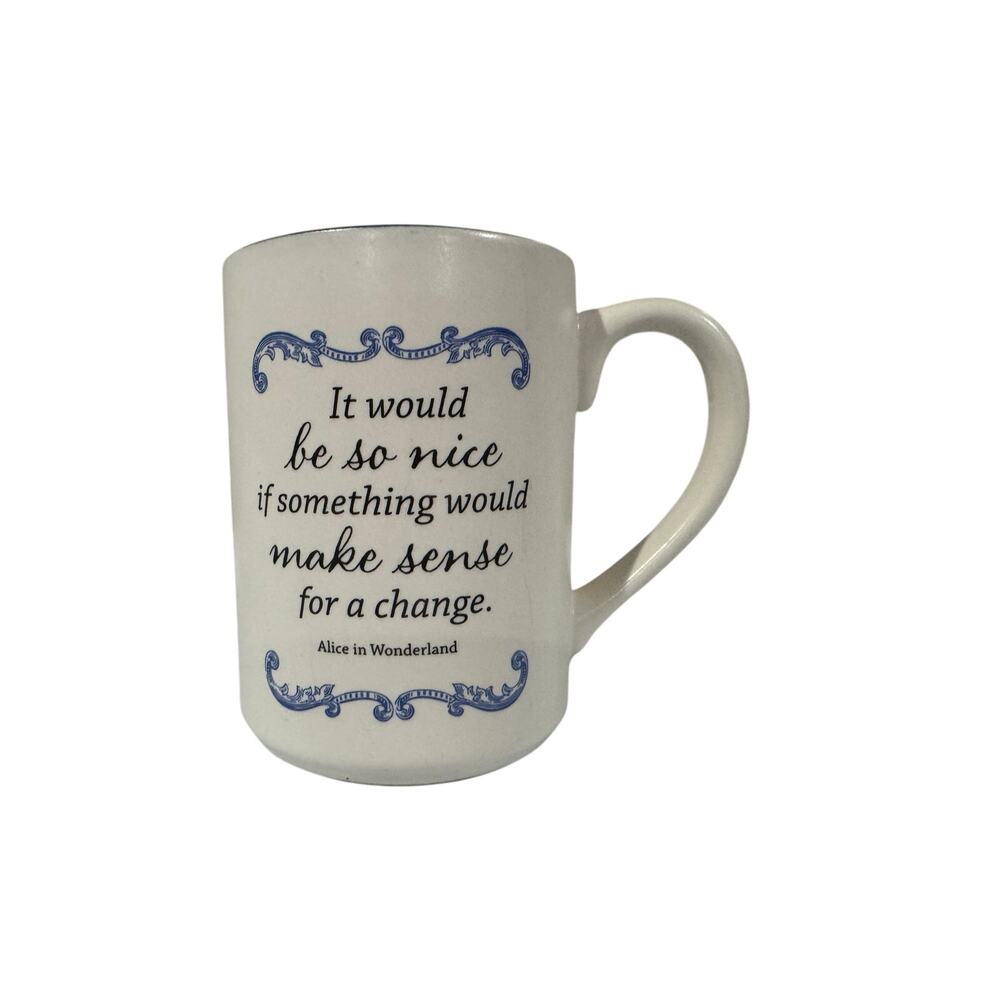 Hallmark + Disney Alice in Wonderland Quote Mug